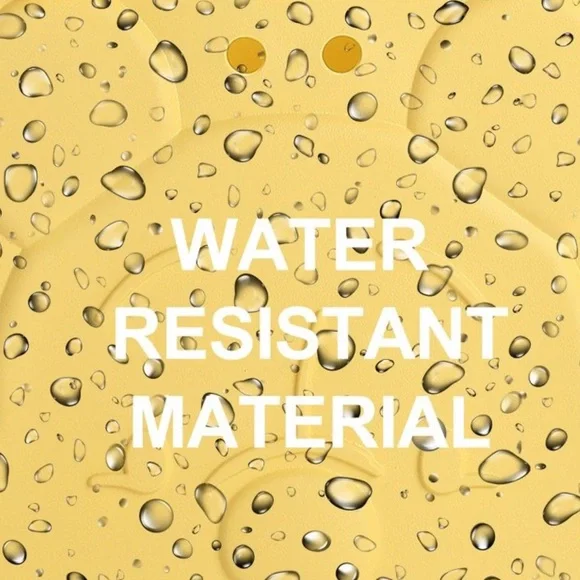 RARE Disney Pooh Yellow Tote Bag - like Bogg Bag Rubber Tote Rubber Beach Bag - Picture 3 of 3